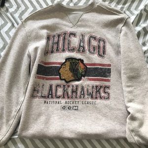 Vintage Blackhawks crewneck sweater NHL